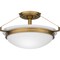 Quoizel Elderwood 2-Light Weathered Brass Semi-Flush Mount QSF5581WS - alternate 5